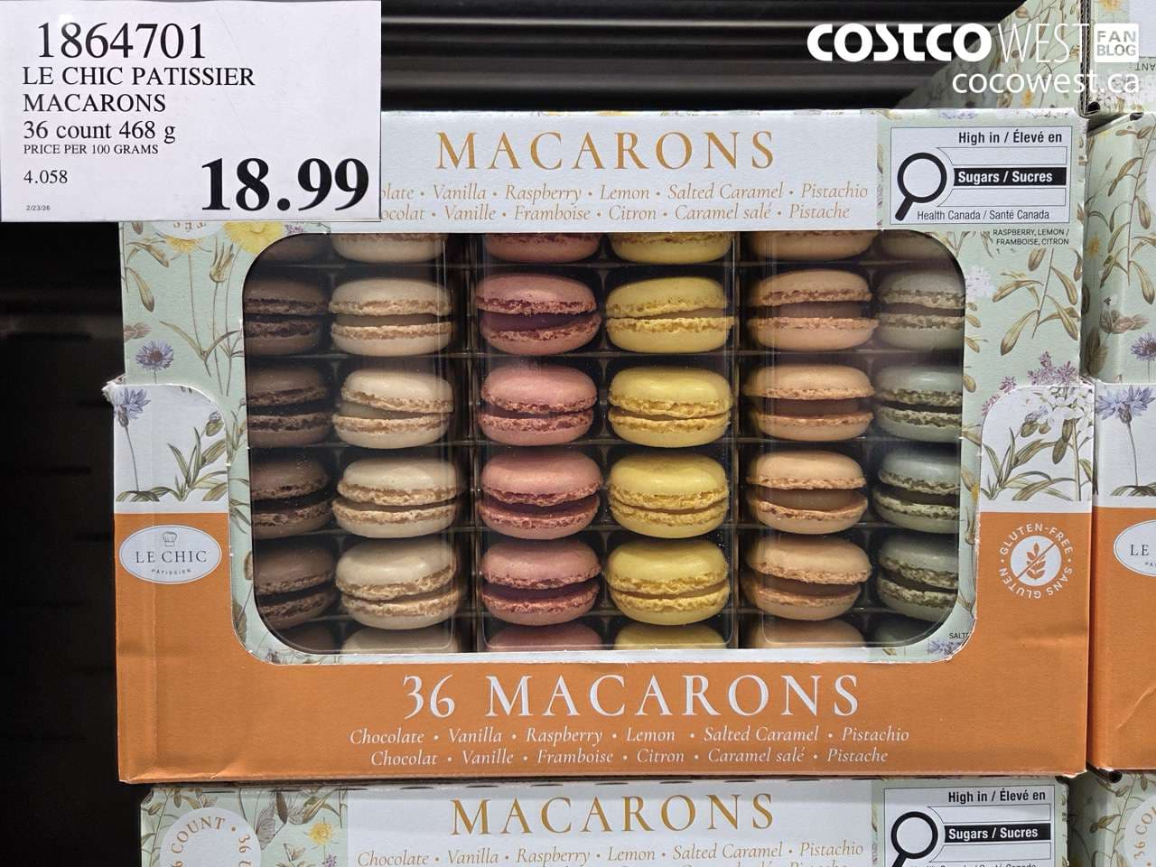 le chic patissier macarons 36 count 468g