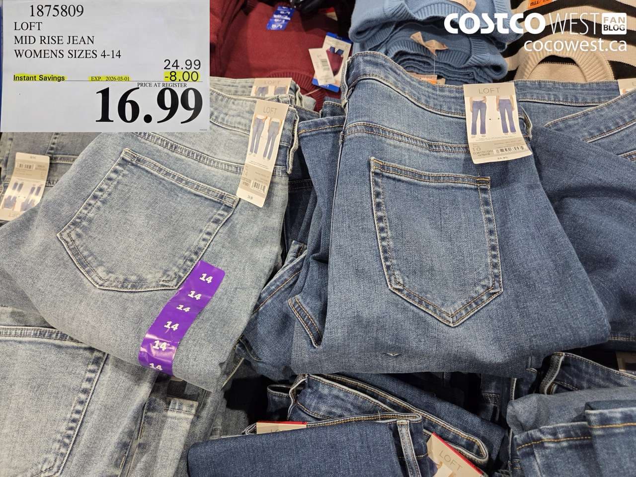 loft mid rise jean womens sizes 414