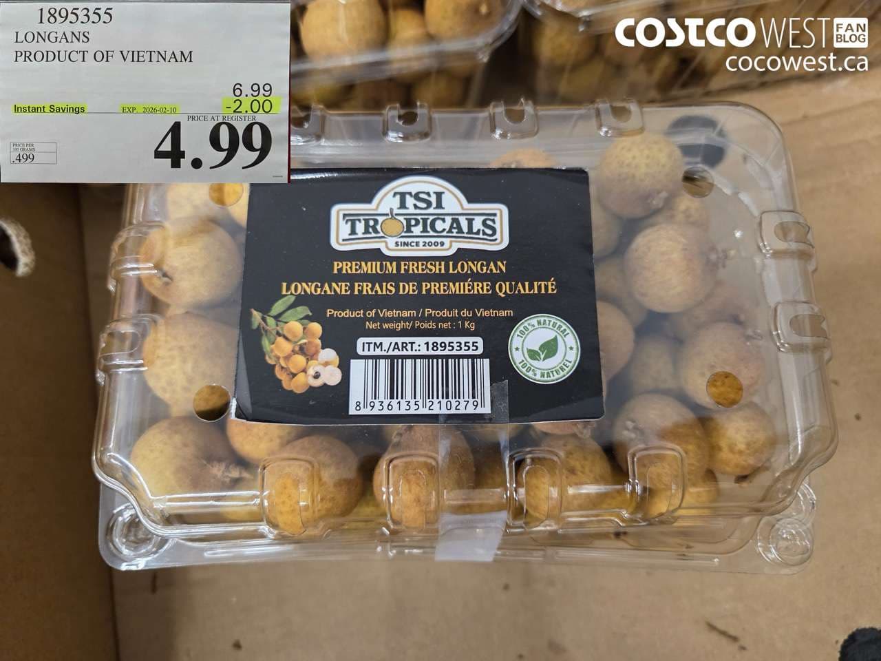 LONGANS PRODUCT OF VIETNAM