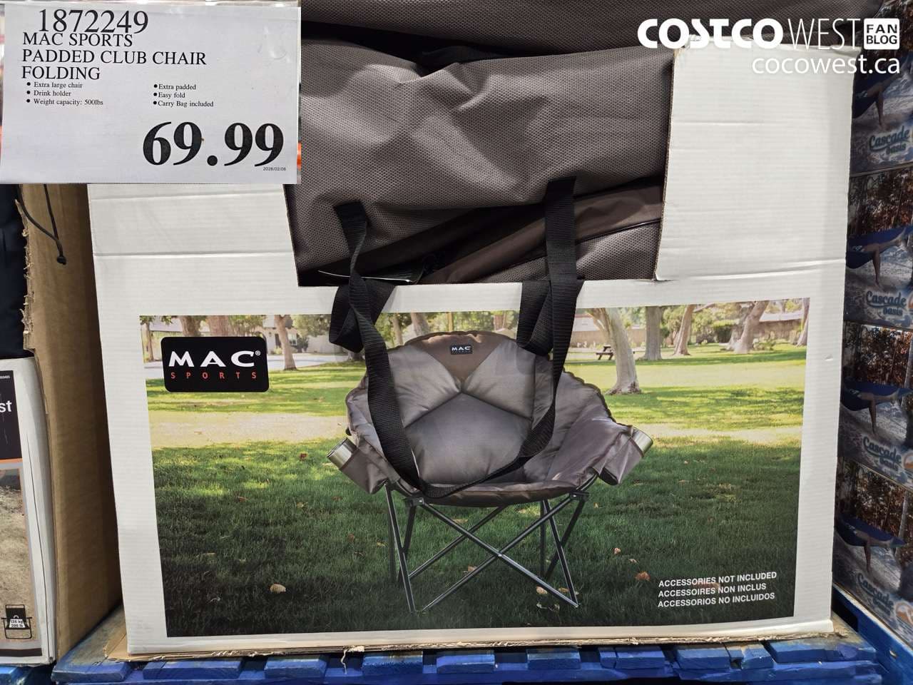 mac sports padded club chair folding