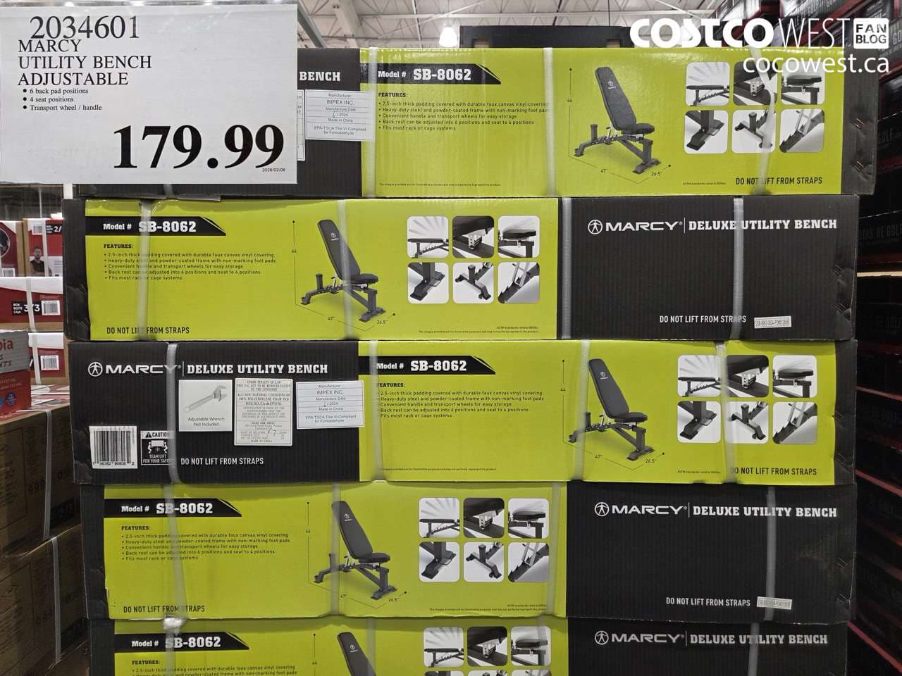 MARCY UTILITY BENCH ADJUSTABLE