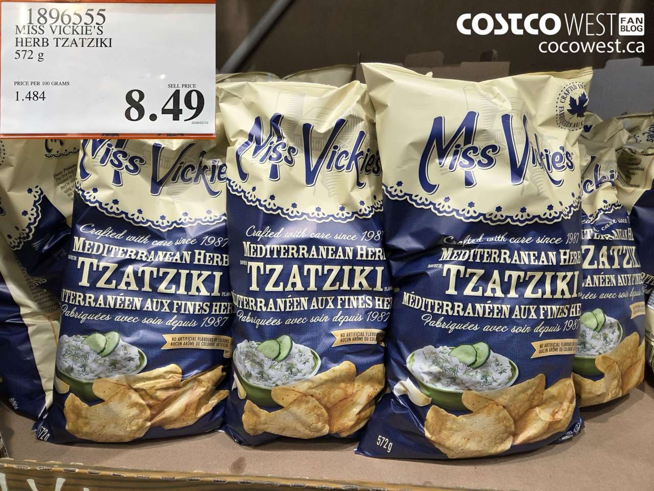 MISS VICKIE’S HERB TZATZIKI 572G