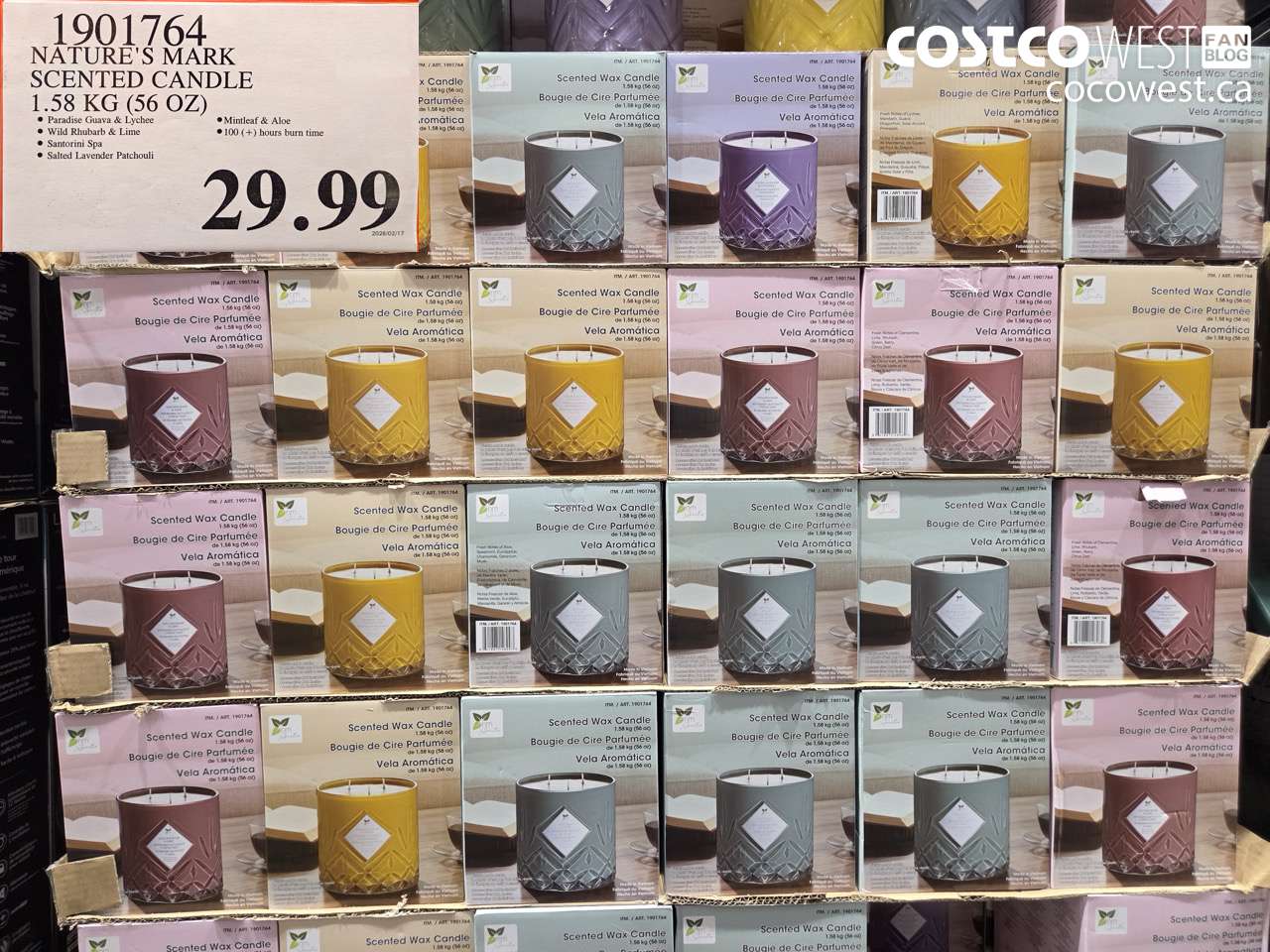 NATURE’S MARK SCENTED CANDLE 1.58 KG (56 OZ)