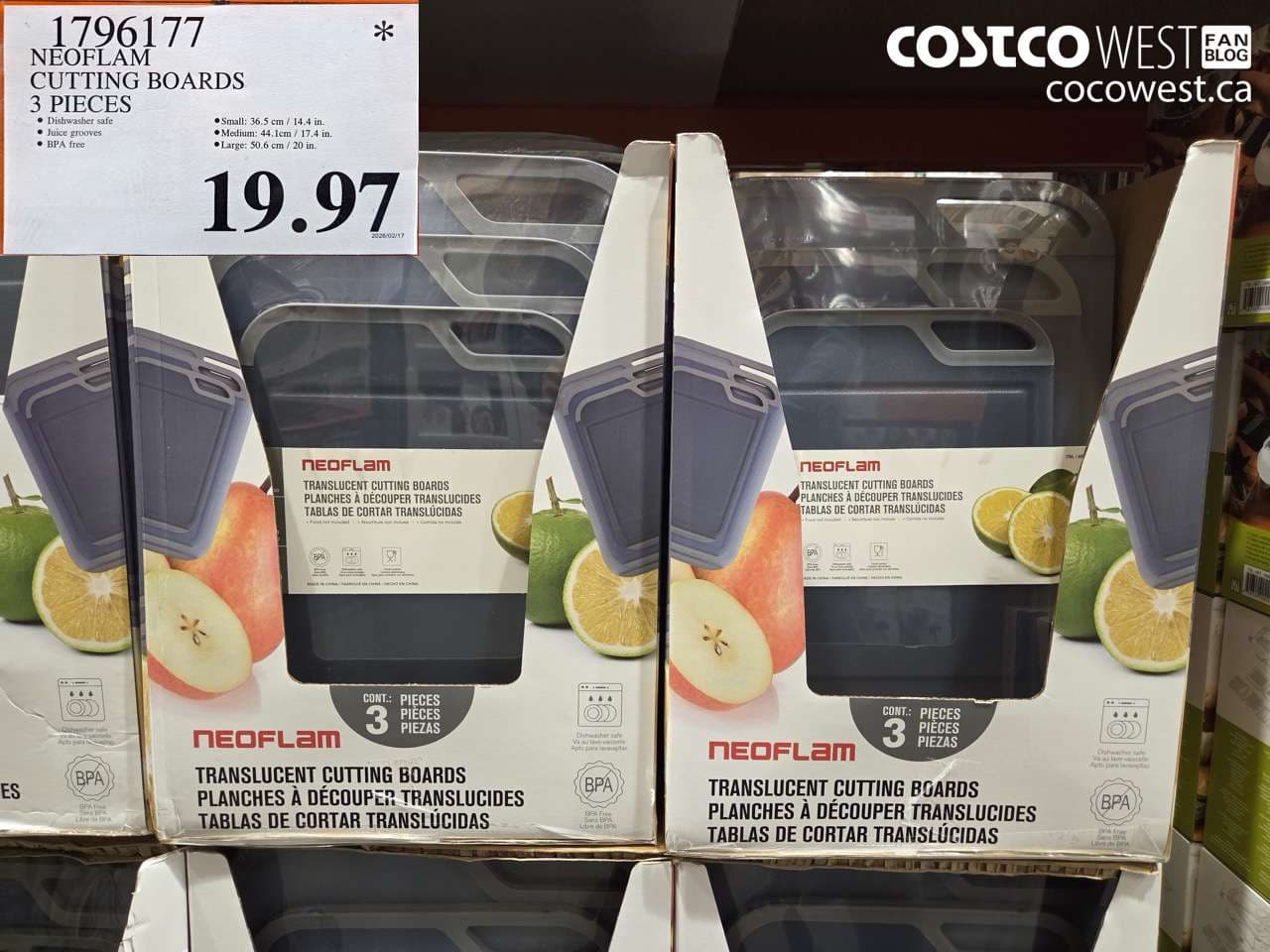 neoflam cutting boards 3 pieces