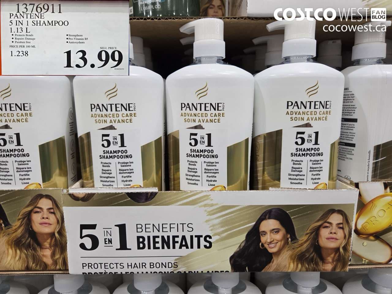 PANTENE 5 IN 1 SHAMPOO 1.13 L