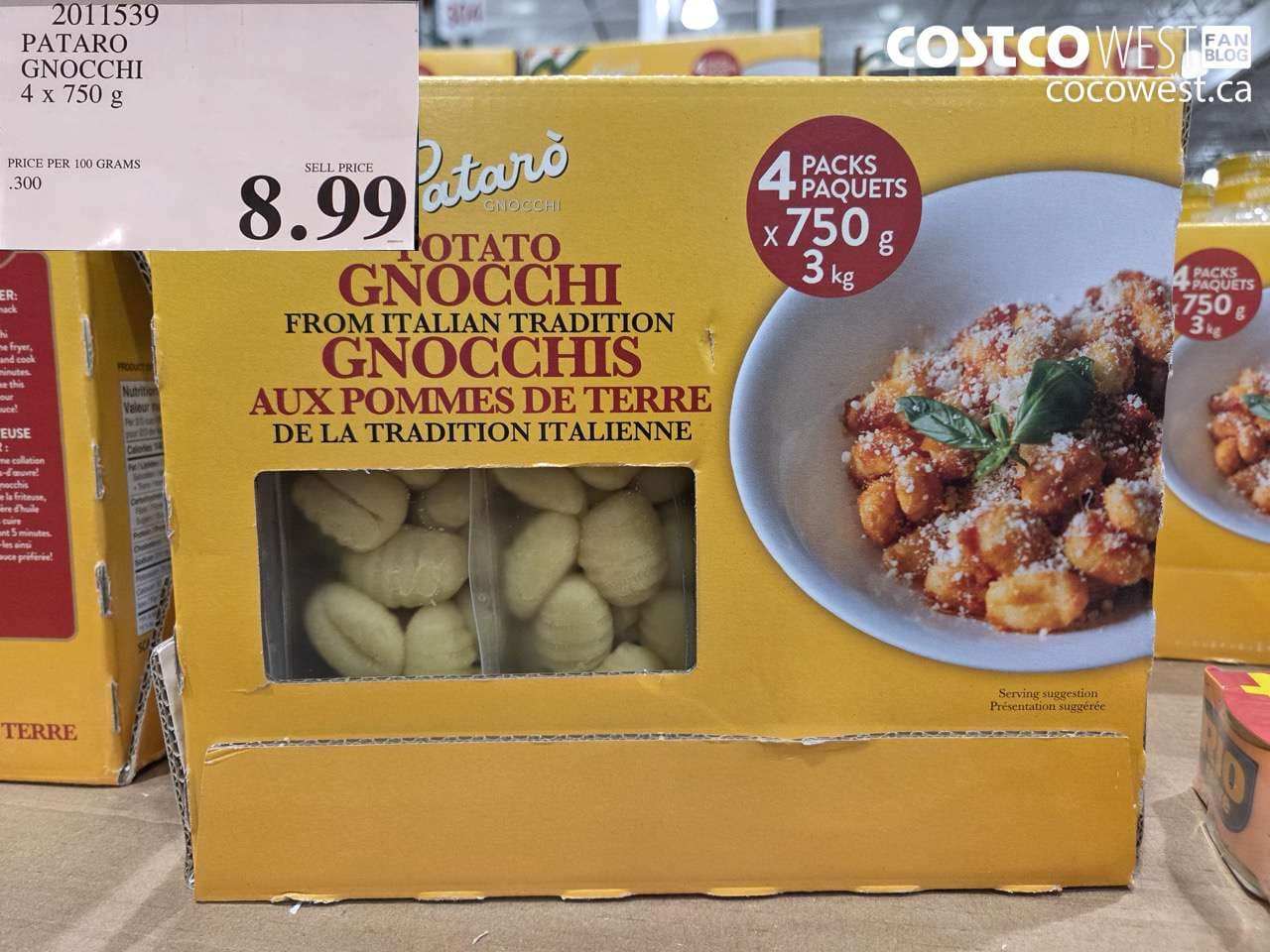 pataro gnocchi 4 x 750 g