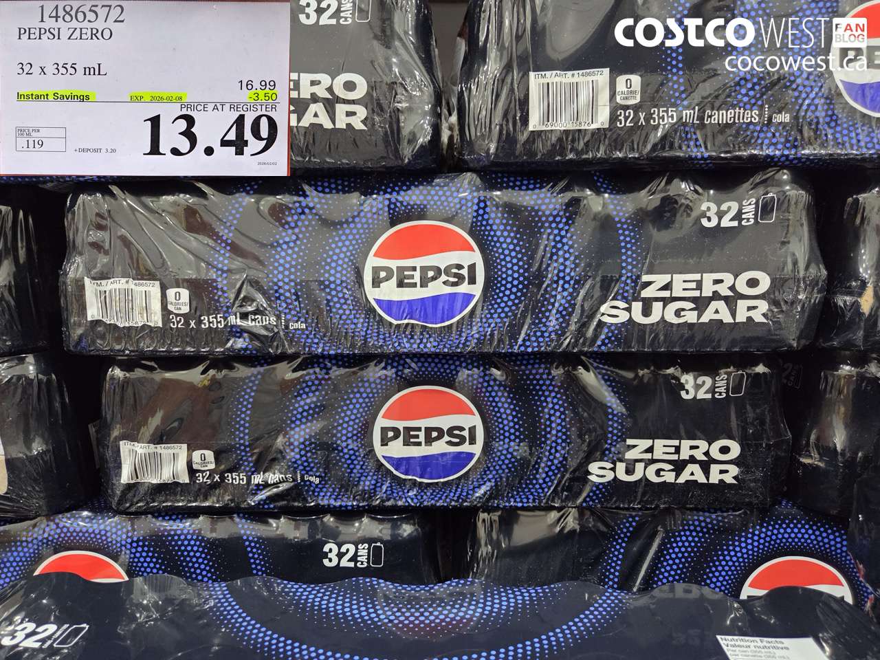 PEPSI ZERO 32 x 355 mL