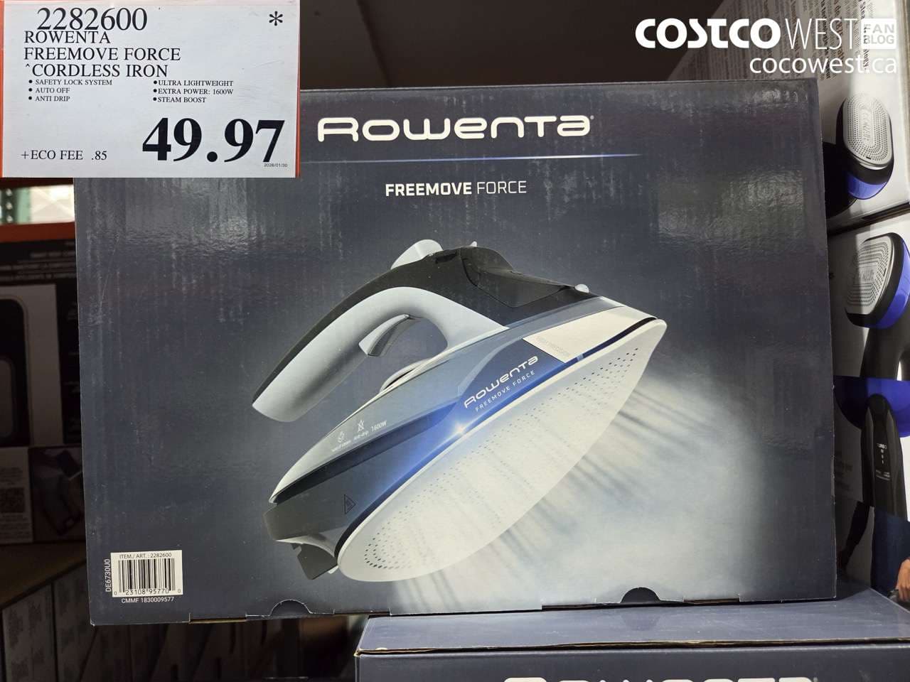 ROWENTA FREEMOVE FORCE CORDLESS IRON