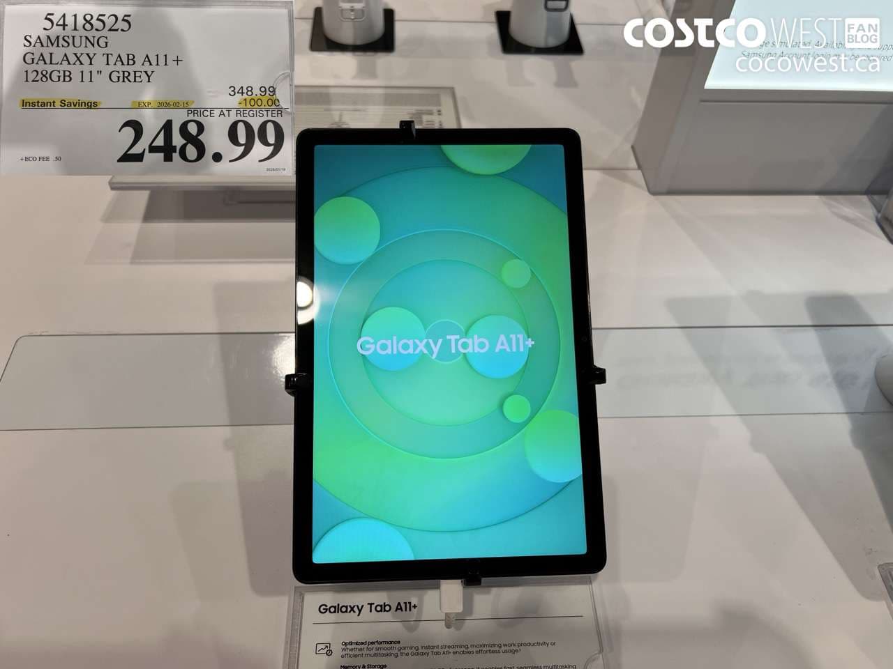 SAMSUNG GALAXY TAB A11+ 128GB