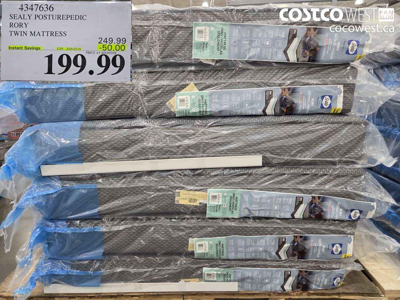 SEALY POSTUREPEDIC RORY TWIN MATTRESS