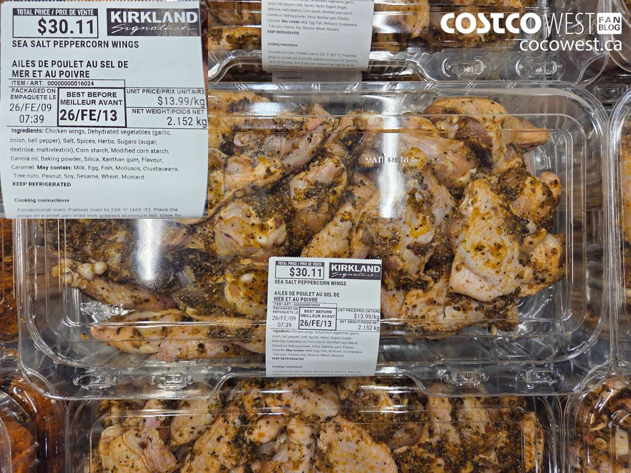 SEA SALT PEPPERCORN WINGS