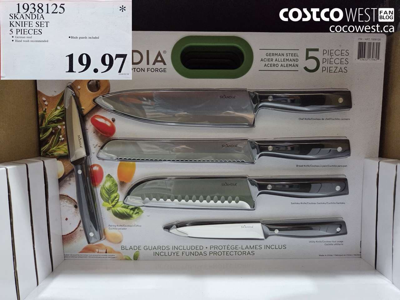 SKANDIA KNIFE SET 5 PIECES