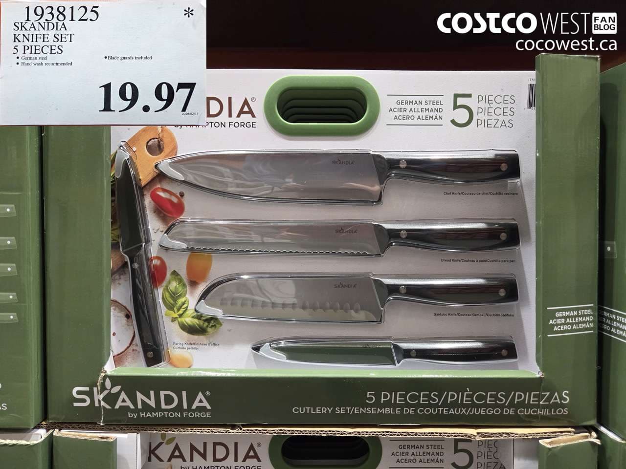 skandia knife set 5 pieces
