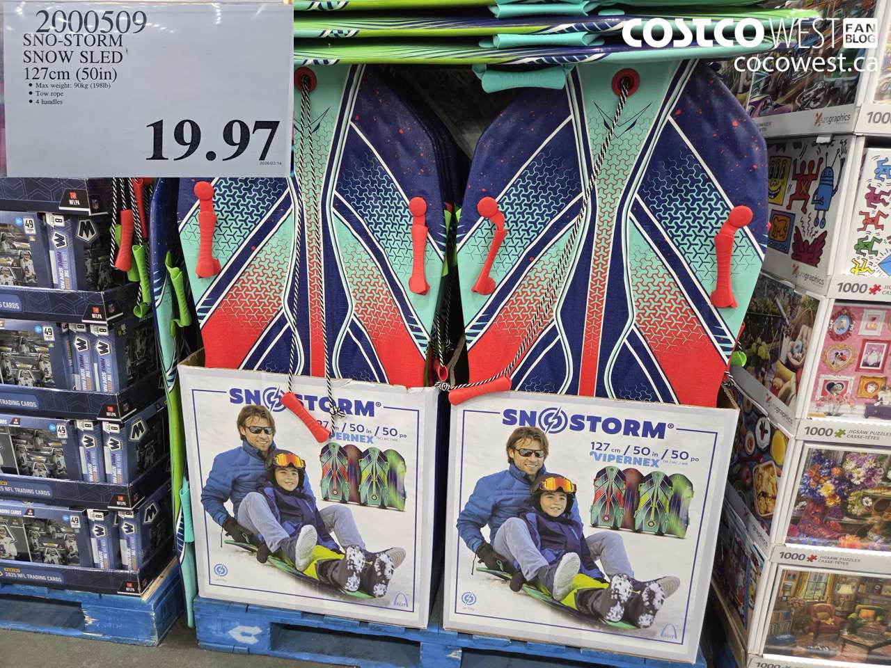 SNO-STORM SNOW SLED 127cm (50in)