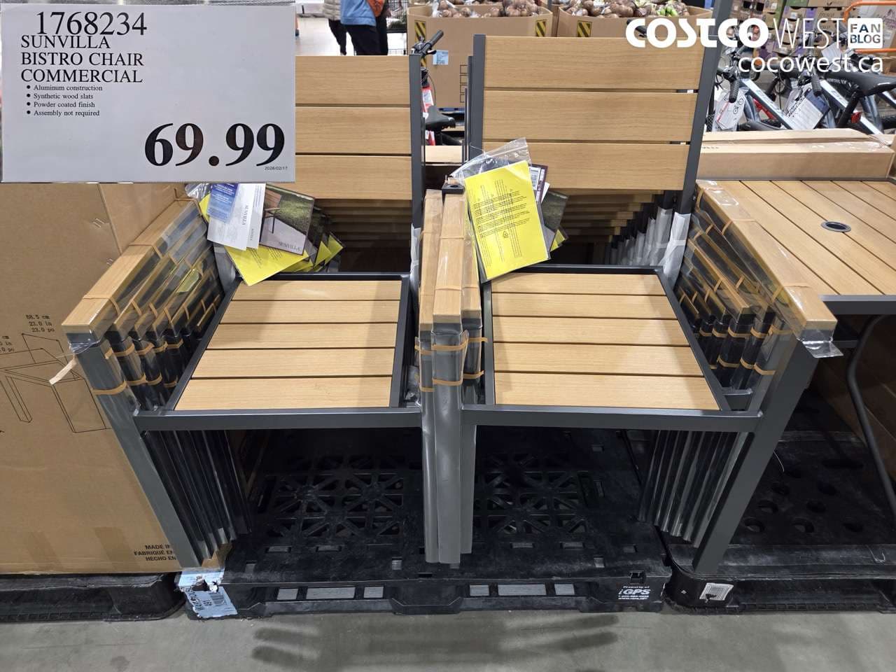 SUNVILLA BISTRO CHAIR COMMERCIAL