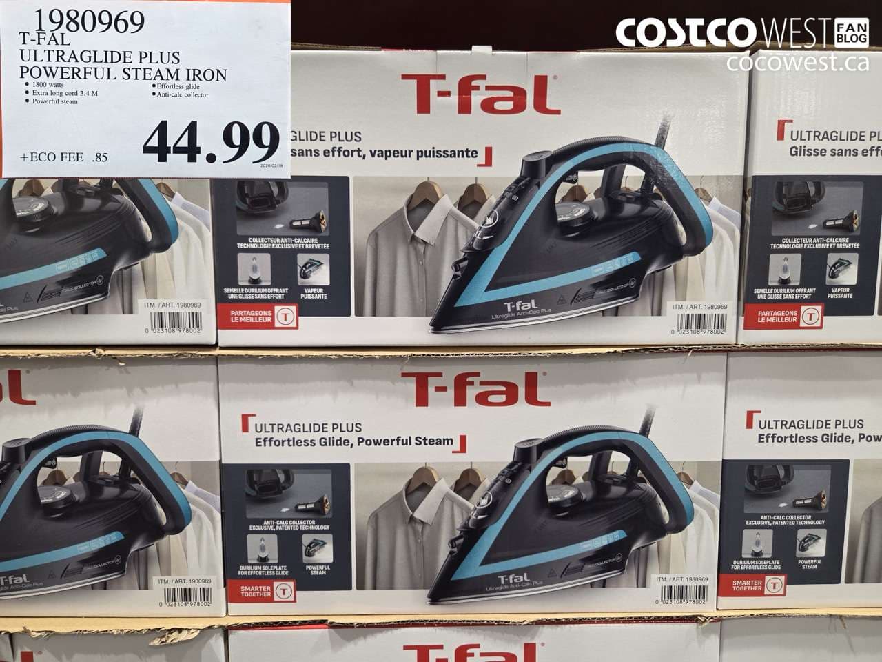 T-FAL ULTRAGLIDE PLUS POWERFUL STEAM IRON
