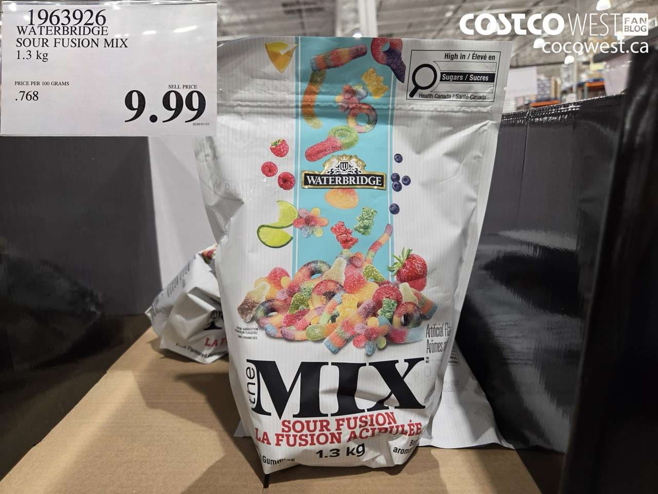 WATERBRIDGE SOUR FUSION MIX 1.3 kg