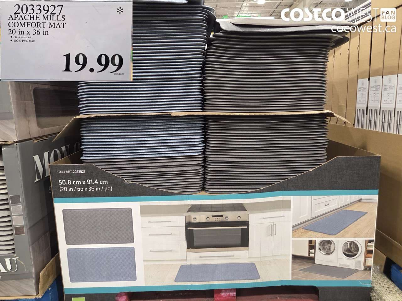 APACHE MILLS COMFORT MAT 20 IN X 36 IN