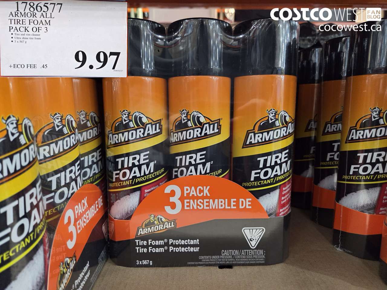 armor all tire foam pack of 3