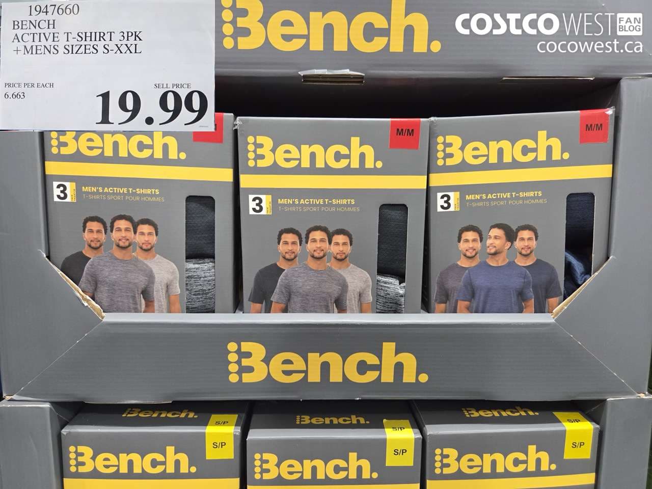 bench active tshirt 3pk  mens sizes sxxl