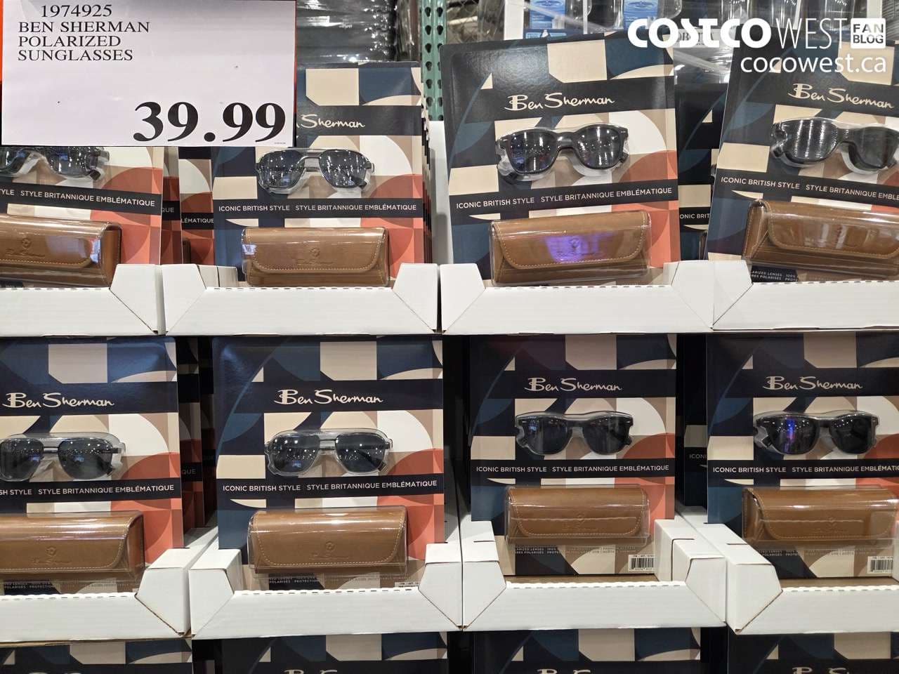 BEN SHERMAN POLARIZED SUNGLASSES