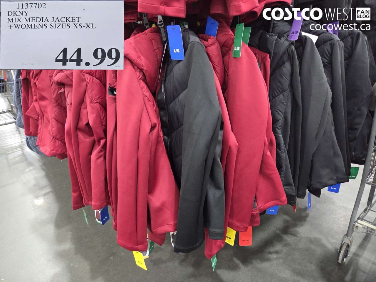 DKNY MIX MEDIA JACKET + WOMENS SIZES XS-XL