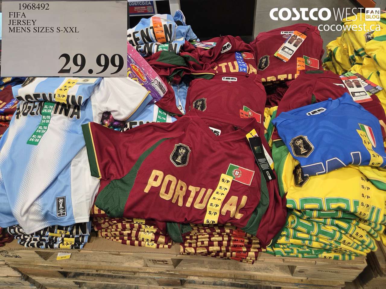 FIFA JERSEY MENS SIZES S-XXL