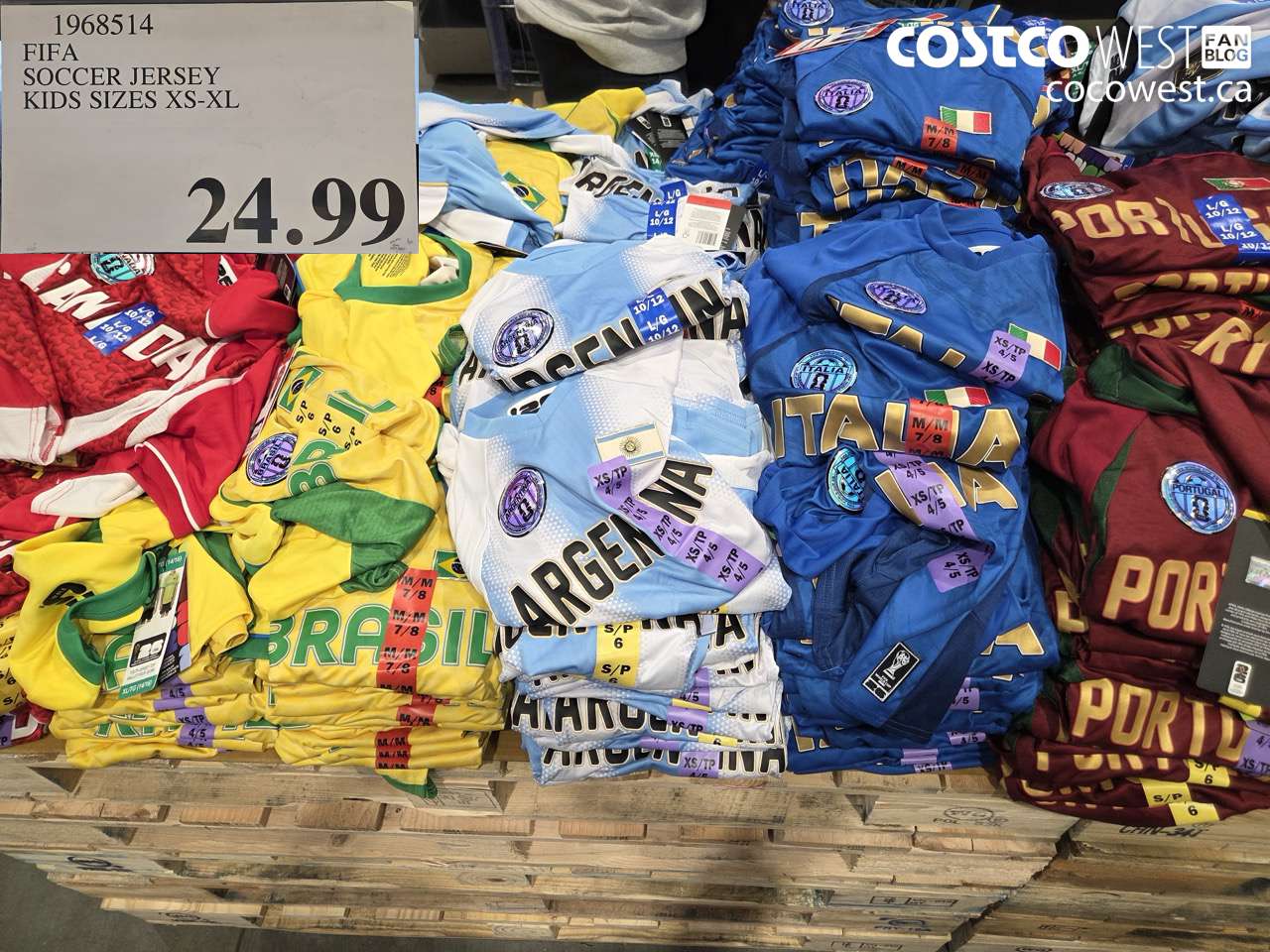 FIFA SOCCER JERSEY KIDS SIZES XS-XL