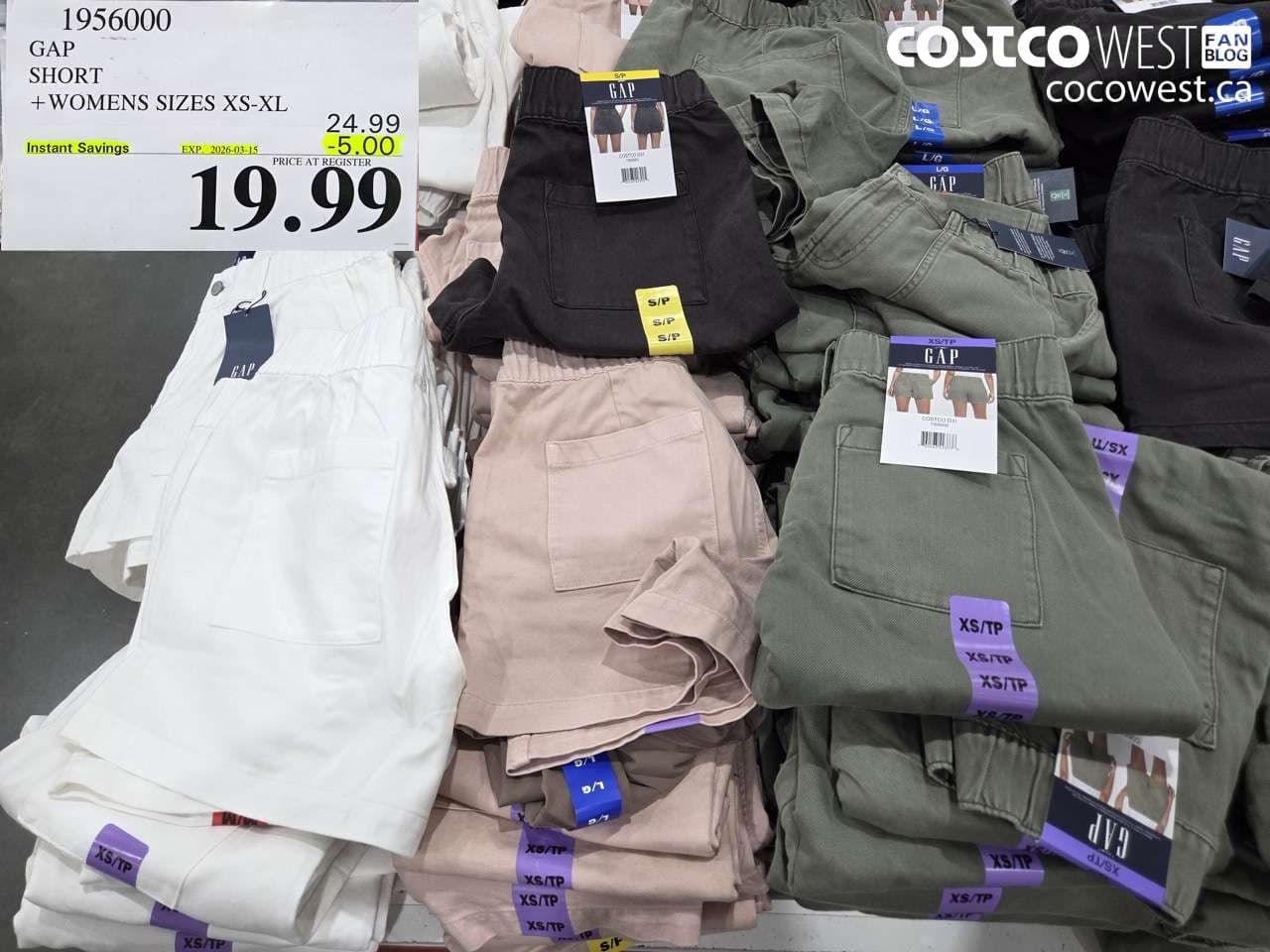 GAP SHORT + WOMENS SIZES XS-XL