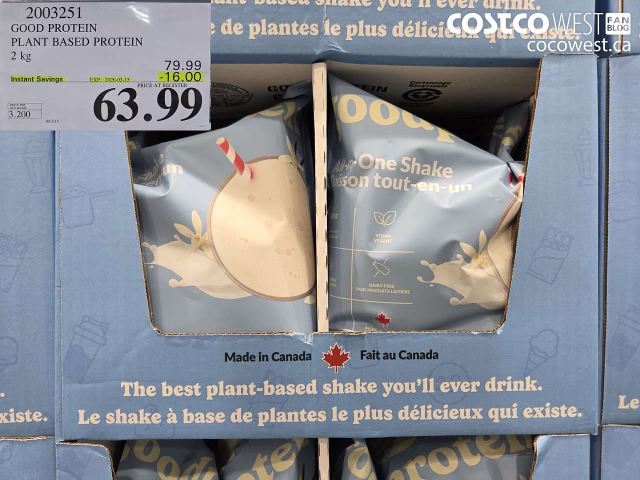 GOOD PROTEIN PLANT BASED PROTEIN 2KG