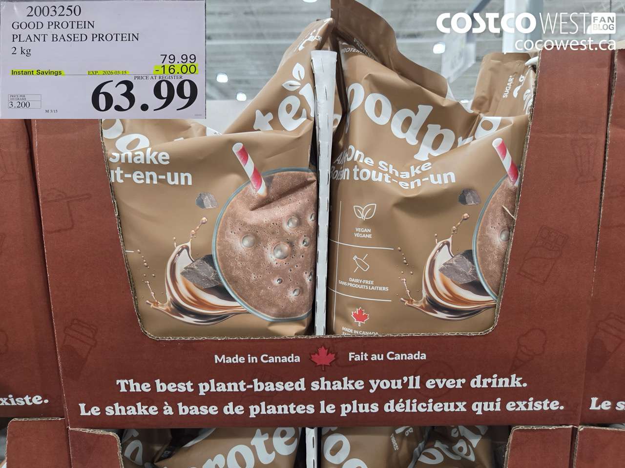 good protein plant based protein 2 kg