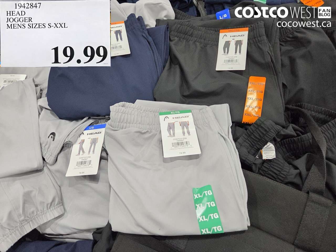 HEAD JOGGER MENS SIZES S-XXL