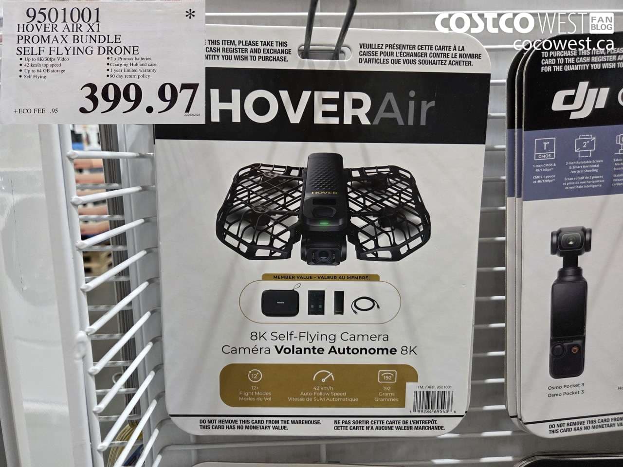 hover air x1 promax bundle self flying drone