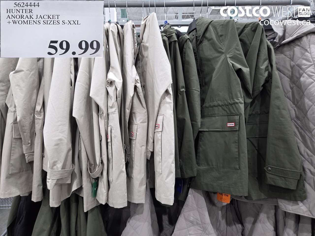 HUNTER ANORAK JACKET WOMENS SIZES S-XXL