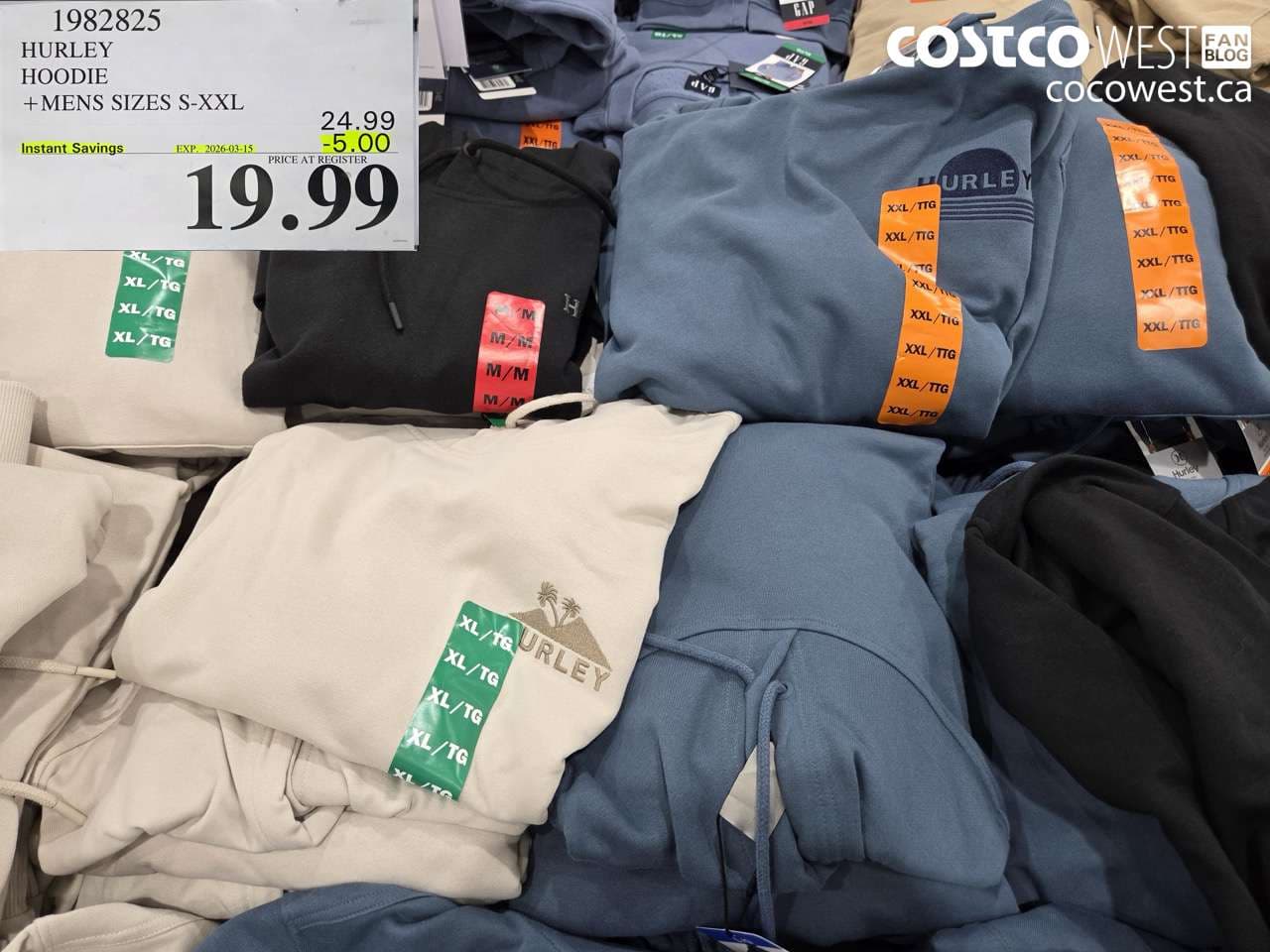 HURLEY HOODIE + MENS SIZES S-XXL