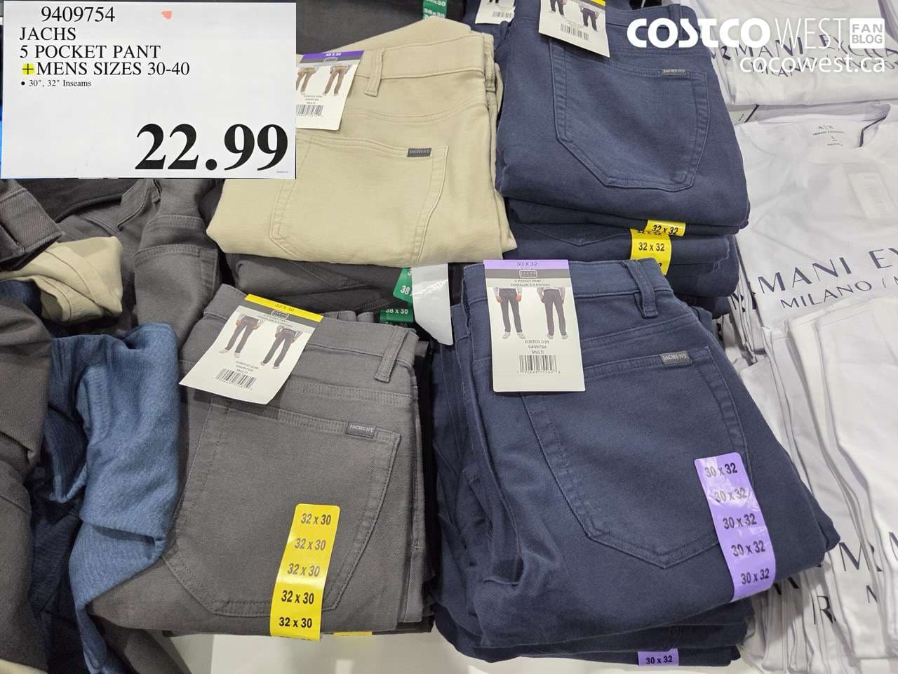 JACHS 5 POCKET PANT MENS SIZES 30-40