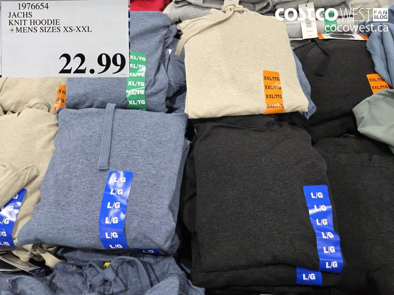 JACHS KNIT HOODIE +MENS SIZES XS-XXL