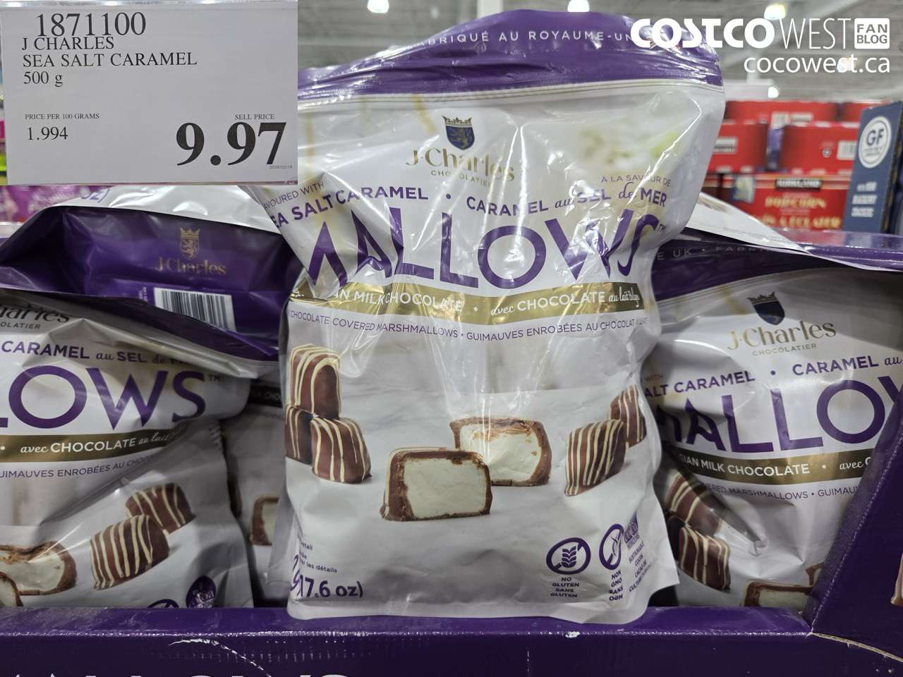 j charles sea salt caramel 500 g