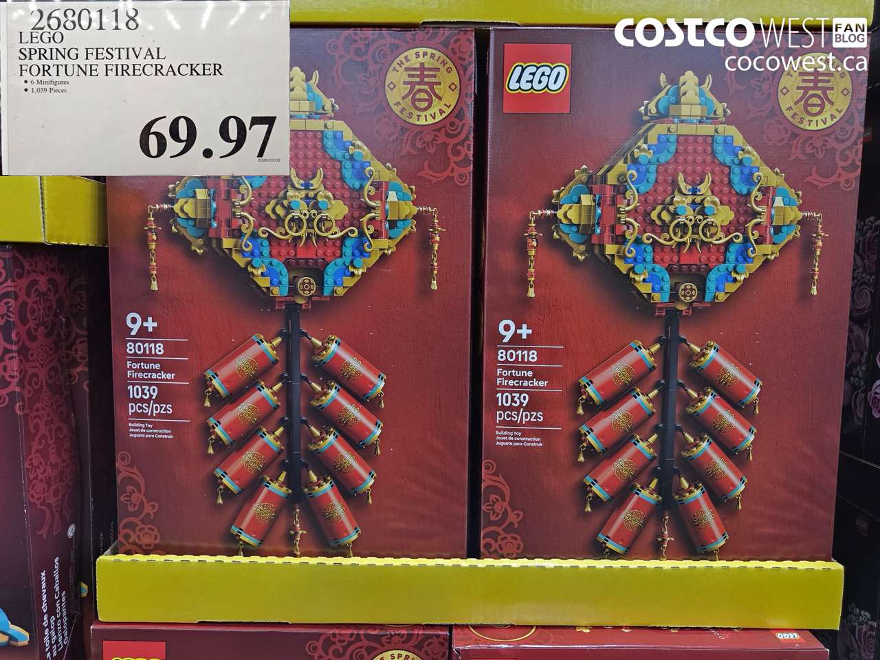 LEGO SPRING FESTIVAL FORTUNE FIRECRACKER