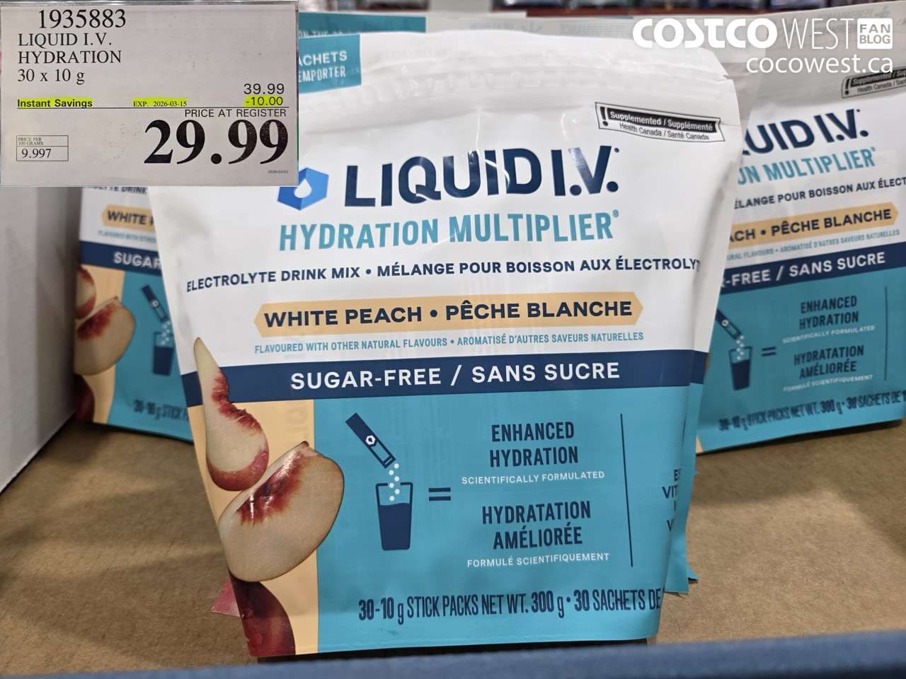 liquid iv hydration 30 x 10 g