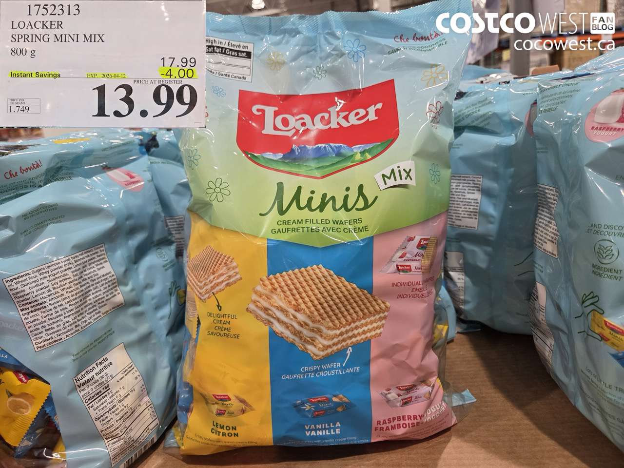 LOACKER SPRING MINI MIX 800 G