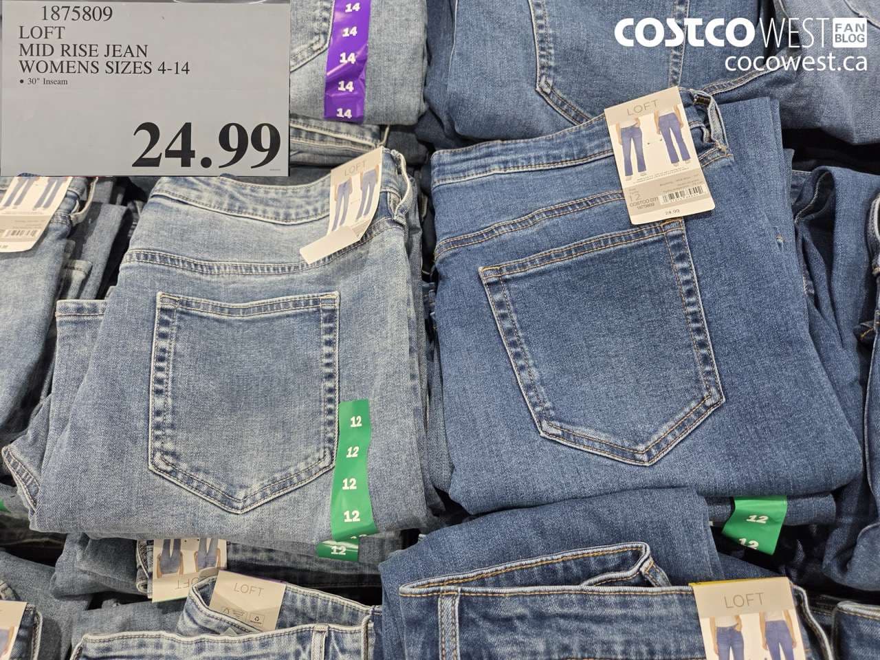 loft mid rise jean womens sizes 414