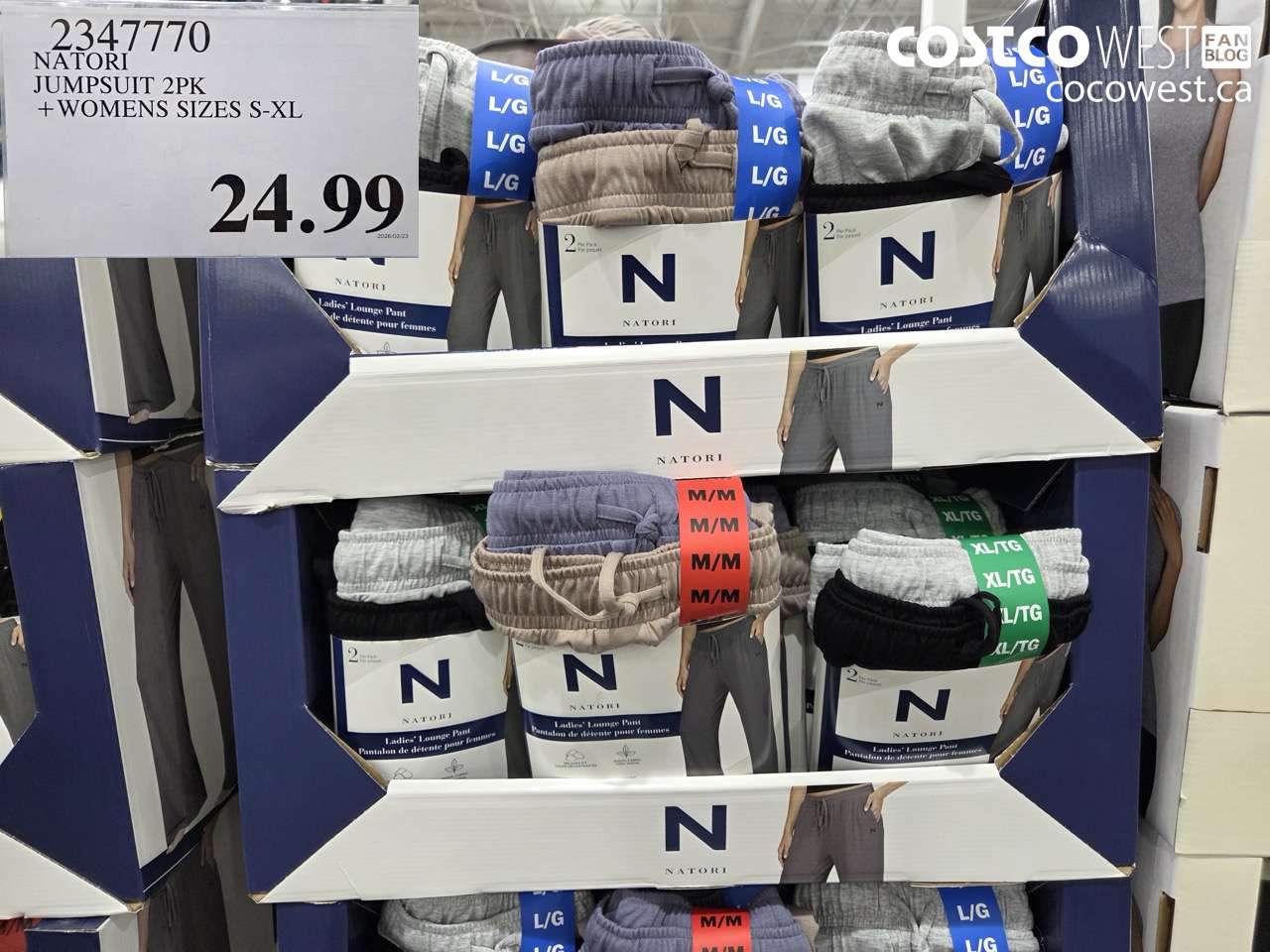 NATORI JUMPSUIT 2PK + WOMENS SIZES S-XL