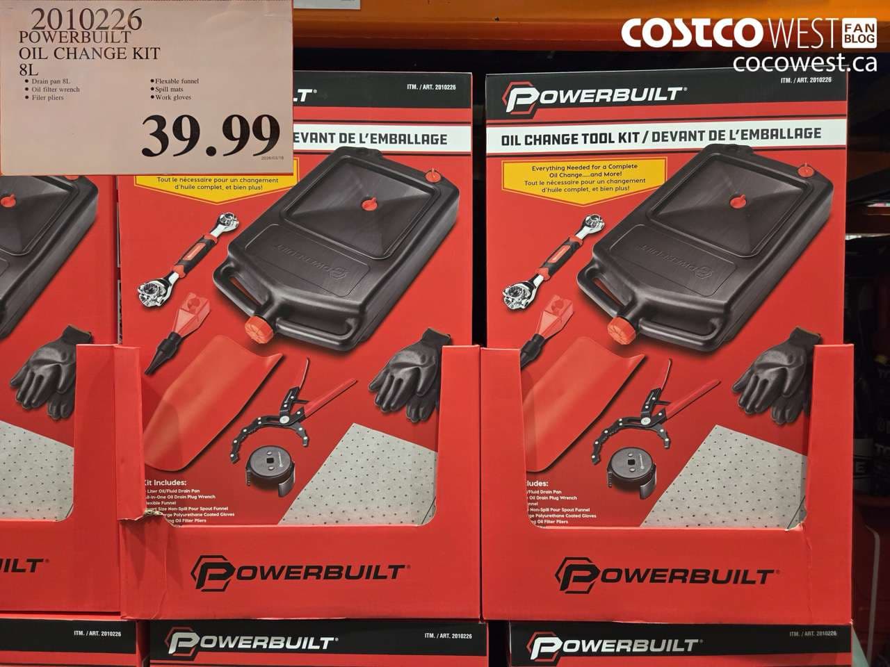 POWERBUILT OIL CHANGE KIT 8L