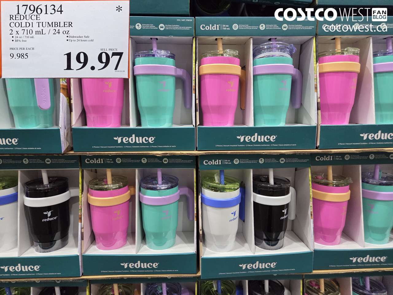 reduce cold1 tumbler 2 x 710 ml  24 oz