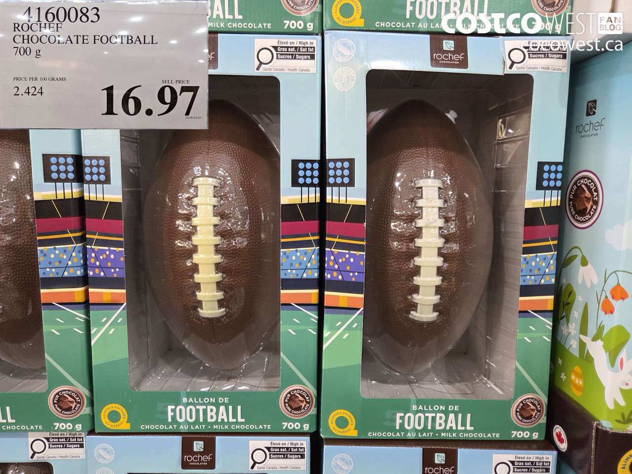 ROCHEF CHOCOLATE FOOTBALL 700 G