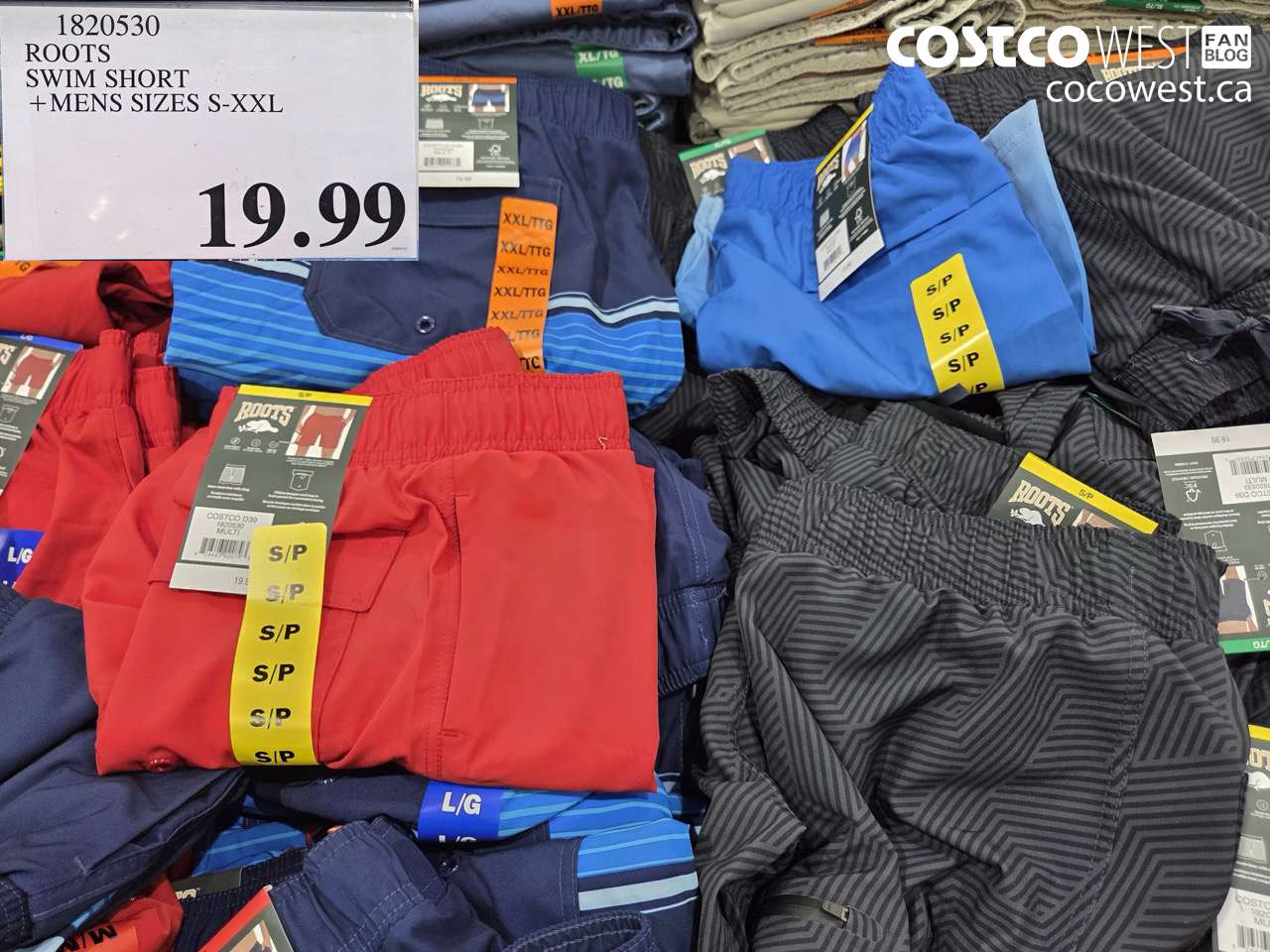 ROOTS SWIM SHORT +MENS SIZES S-XXL