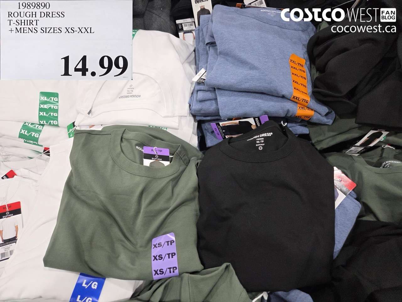 ROUGH DRESS T-SHIRT + MENS SIZES XS-XXL