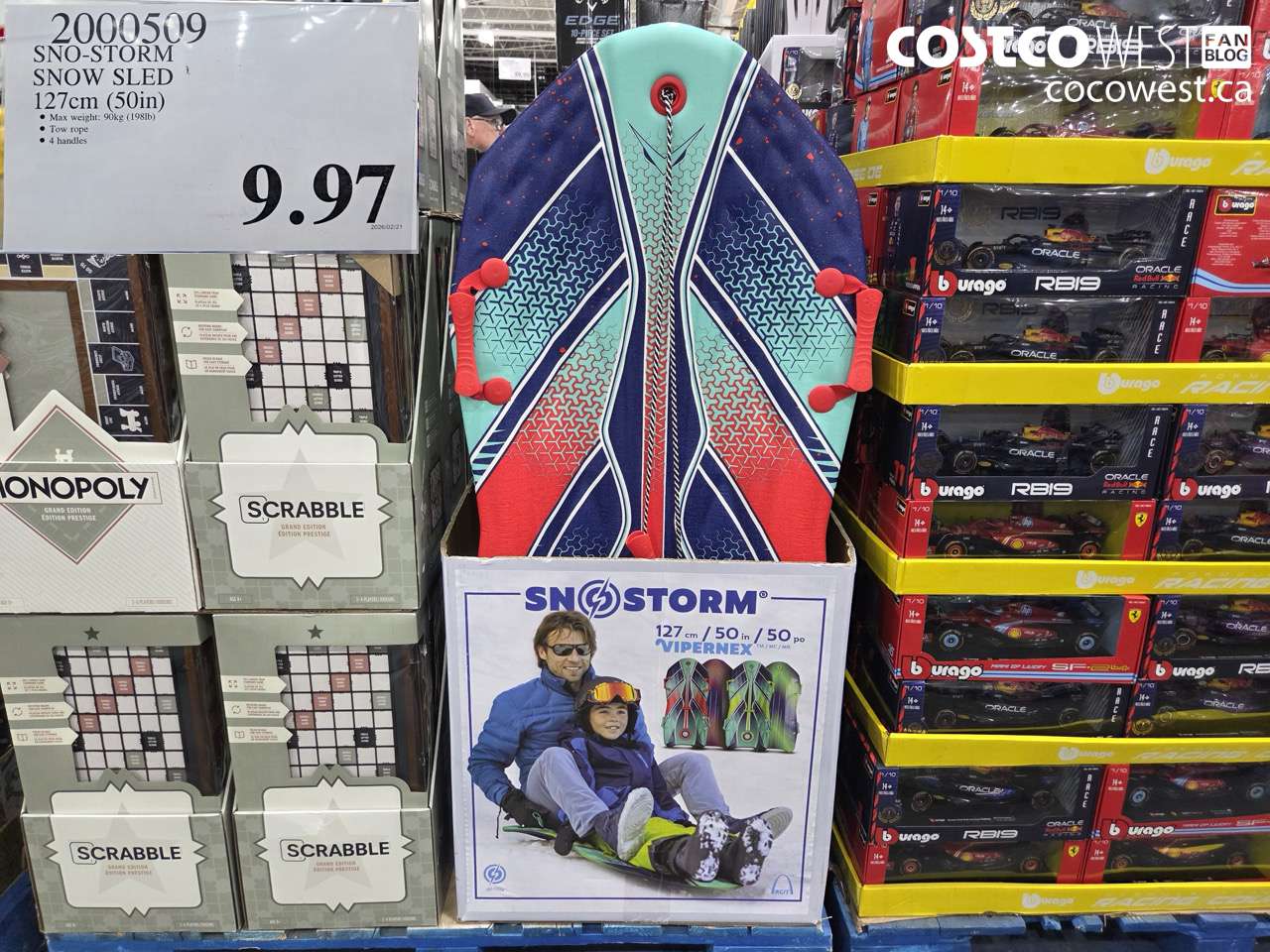 SNO-STORM SNOW SLED 127CM (50IN)