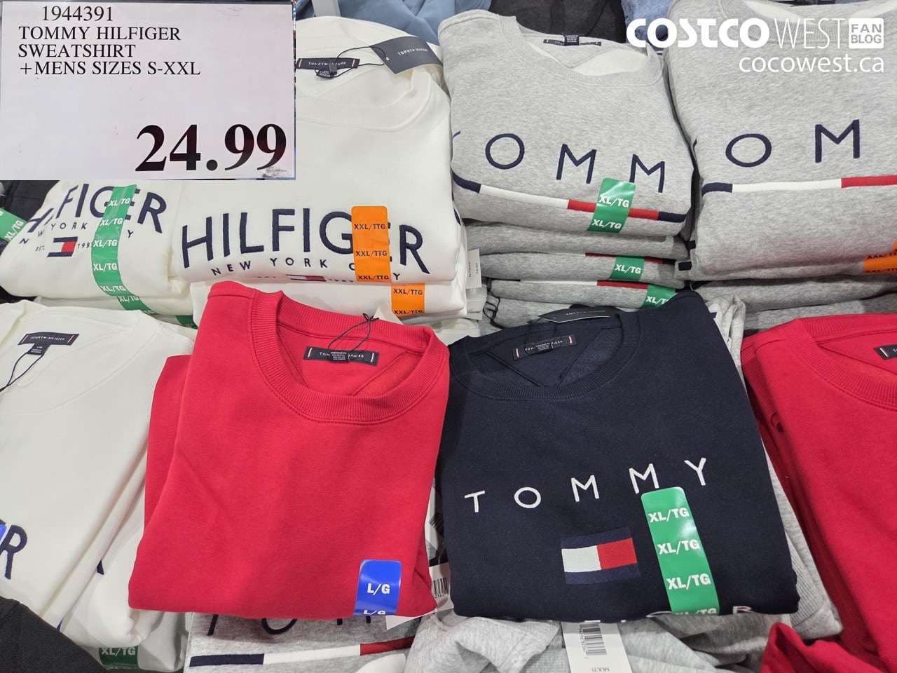 TOMMY HILFIGER SWEATSHIRT + MENS SIZES S-XXL